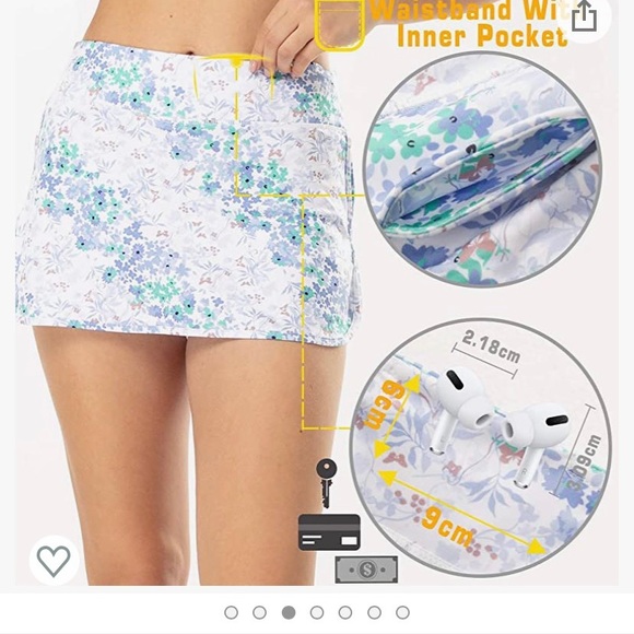 ZEALOTPOWER Athletic Skorts Tennis - Picture 4 of 14